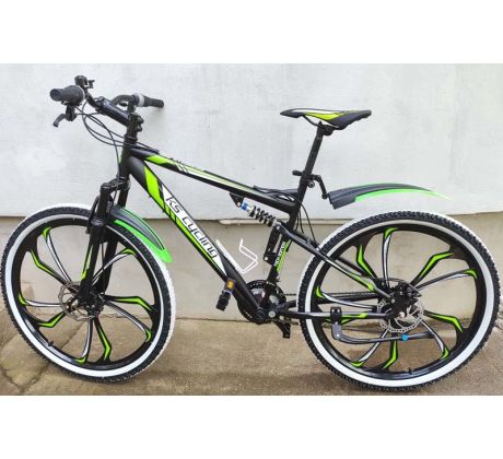 Celoodprúžený horský SCRAWLER 27,5" kolesá 20" rám 3x7 prevodov SHIMANO