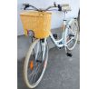 Dámsky mestský bicykel DaCapo s košíkom, 19" HI-TEN rám, 28" kolesá, 6 prevodo SHIMANO, svetlá