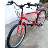 Cestný bicykel GALAXY 18" rám 26" kolesá 3x6 prevodov LED svetlá