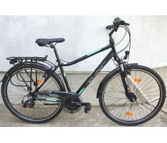 Cestmý trekingový NEUZER RAVENNA 100  19" ALU hliníkový rám 28" kolesá 3x7 prevodov SHIMANO + LED SVETLÁ