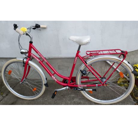 Elegantný cestný trekingový VERONA 21" rám 28" kolesá, 3prevody SHIMANO NEXUS, svetlá