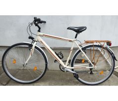 Taliansky trekingový cestný pánsky bicykel SCHIANO 20" rám 28" kolesá 7 prevodov Shimano