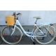 Dámsky mestský bicykel DaCapo s košíkom, 19" HI-TEN rám, 28" kolesá, 6 prevodo SHIMANO, svetlá