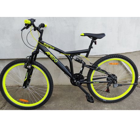 Celoodprúžený horský bicykel AMIGO RACER 19" rám, 26" kolesá, 3x6 prevodov SHIMANO