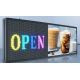 Farebná svetelná reklama LED panel displej 103x45cm s WiFi pripojením
