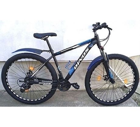 DINOS horský MTB 29" kolesá 18" ALUMINIUM rám kotúčové brzdy 3x8 prevodov
