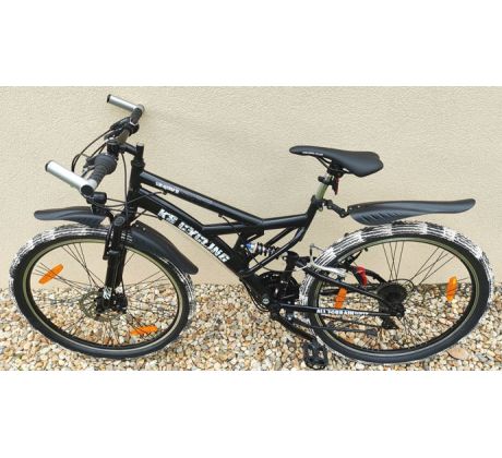 MODERNÝ celoodprúžený bicykel MTB CRUSHER
