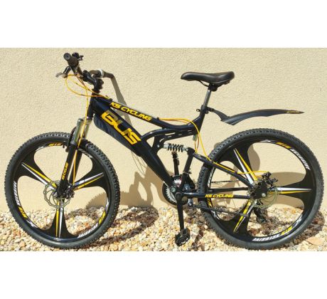 Moderný celoodprúžený horský BLIS 18,5" rám, kotúčové brzdy, 26" kolesá