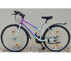 Zachovalý cestný trekingový bicykel OLPRAN JENNIFER 19" rám 28" kolesá