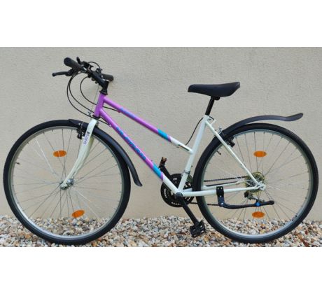 Zachovalý cestný trekingový bicykel OLPRAN JENNIFER 19" rám 28" kolesá
