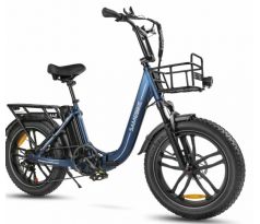 SAMEBIKE Pro elektrický skladací bicykel FAT BIKE TRIP s hliníkovým rámom a silným 500W motorom