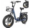SAMEBIKE Pro elektrický skladací bicykel FAT BIKE TRIP s hliníkovým rámom a silným 500W motorom