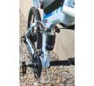 Celoodprúžený skladací elektrický horský bicykel ANCHEER s 26″ kolesami, 17" ľahkým hliníkovým rámom, 3x7 prrevodov SHIMANO, VÁHA len 23kg !