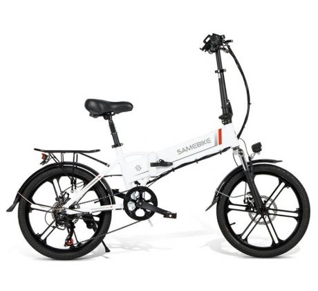 SAMEBIKE skladací elektrický bicykel motor 250W 48V 10,4Ah batéria 20" kolesá
