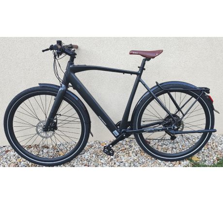Mestský elektrobicykel motor 250W AKU 36V 10Ah hydraulické brzdy 23"rám 28" kolesá, PRE VYŠŠIE POSTAVY !!!