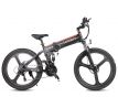 Celoodprúžený skladací elektrický bicykel SAMEBIKE LO26-II motor 500W AKU 48V