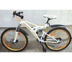 Celoodprúžený horský bicykel MTB 18,5" rám, kotúčové brzdy, 26" kolesá