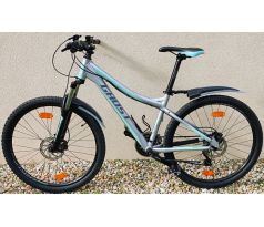 Horský odprúžený bicykel MTB GHOST 16" ALU rám, 26" kolesá, Hydraulické brzdy
