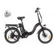 Skladací mestský elektrobicykel Samebike CY20 motor 250W AKU 36V + zadné sedadlo + košík
