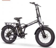 Skladací elektrobicykel FATBIKE SCHIANO 250W 36V motor, 20" kolesá, 7 rýchlostí