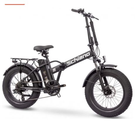 Skladací elektrobicykel FATBIKE SCHIANO 250W 36V motor, 20" kolesá, 7 rýchlostí