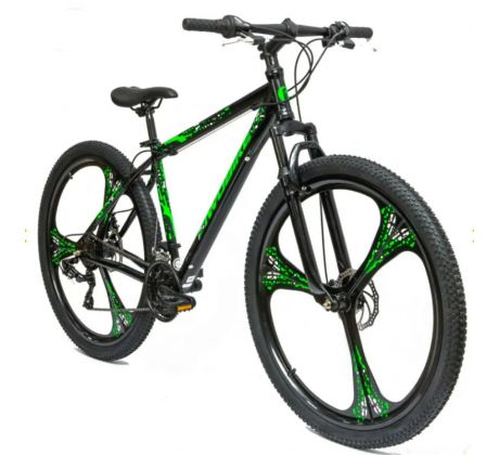 Atraktívny horský bicykel MTB Lava Rider 18" rám 29" lúčové kolesá 3x7 prevodov SHIMANO