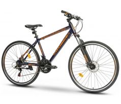 Odprúžený športový cestný trekingový krosový bicykel Galaxy 28" kolesá 18,5" hliníkový rám, SHIMANO prevody